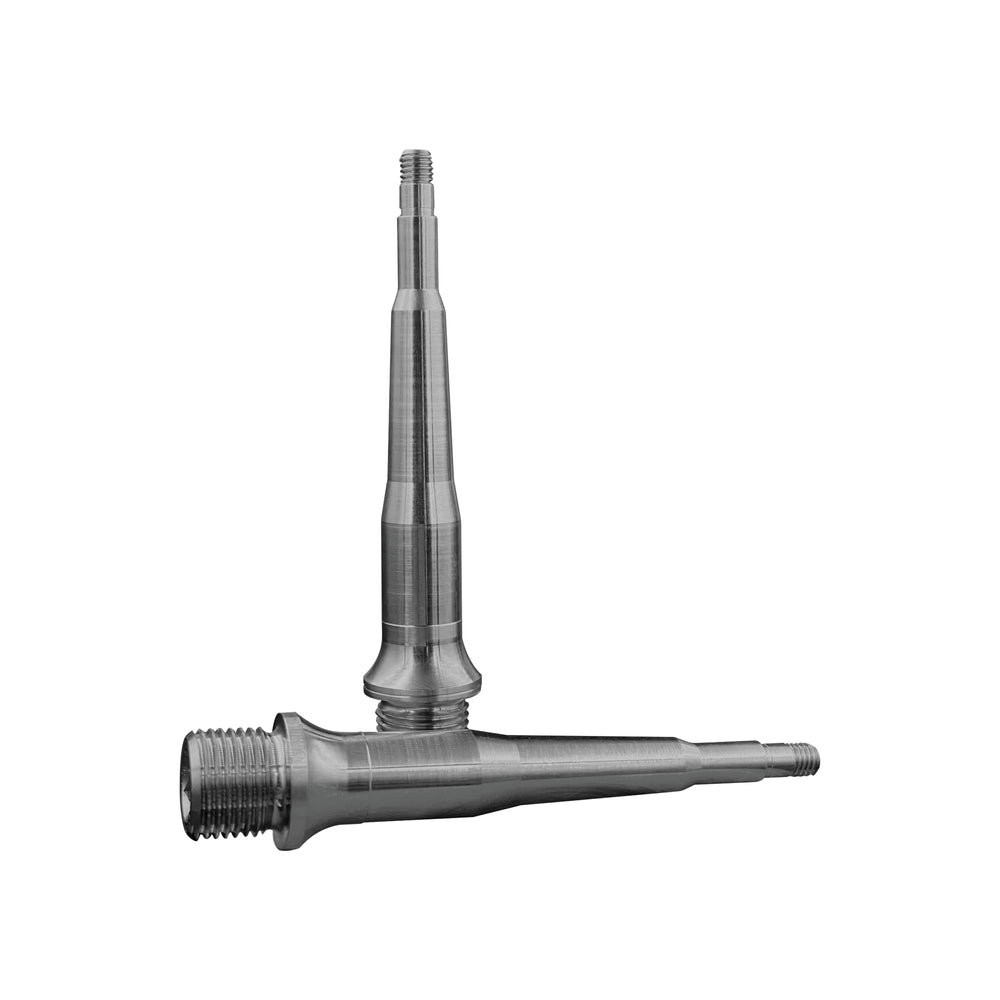Pedal Spindle Kit - Pair of Replacement Axles for Flat Pedals | Chrome-plated Steel - Grafite Offroad