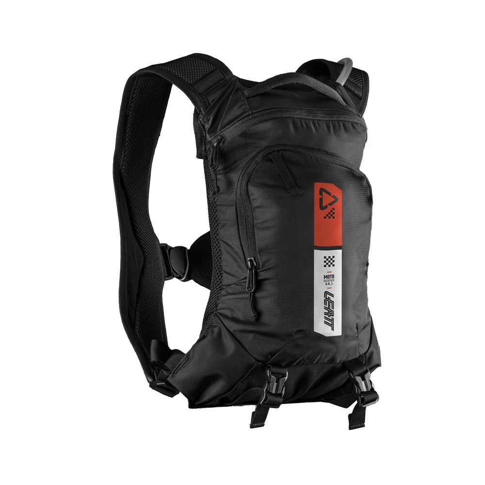 5L Motorcycle Backpack with Hydration Bladder | Black | 5L Leatt - Grafite Offroad