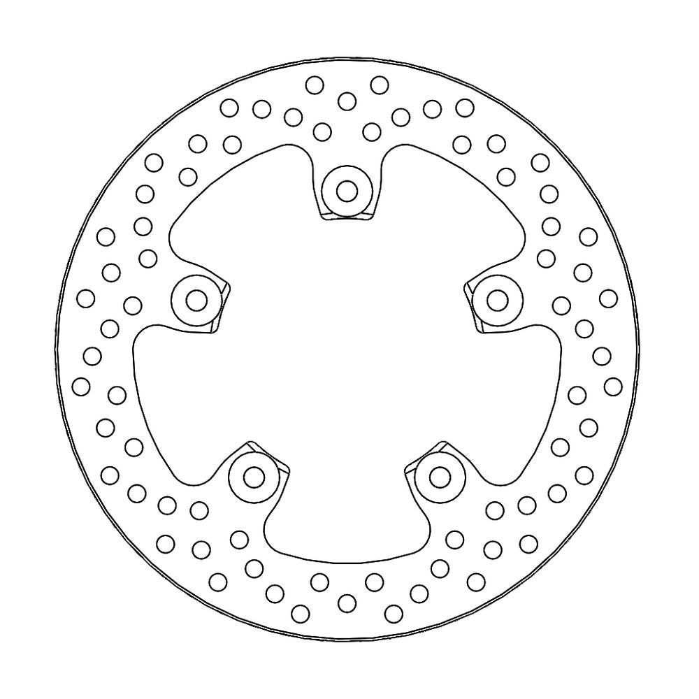Brake Disc Road Halo - Rear - Ktm: 690smr/duke R/sm Prestige, 950smr/smt, 990smr/smt/abs/superduke R - Grafite Offroad