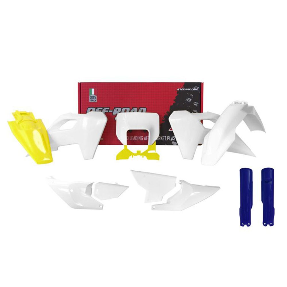 Full Plastic Kit 8 Pcs Whit Fork Protection Oem Color 2024 - Grafite Offroad