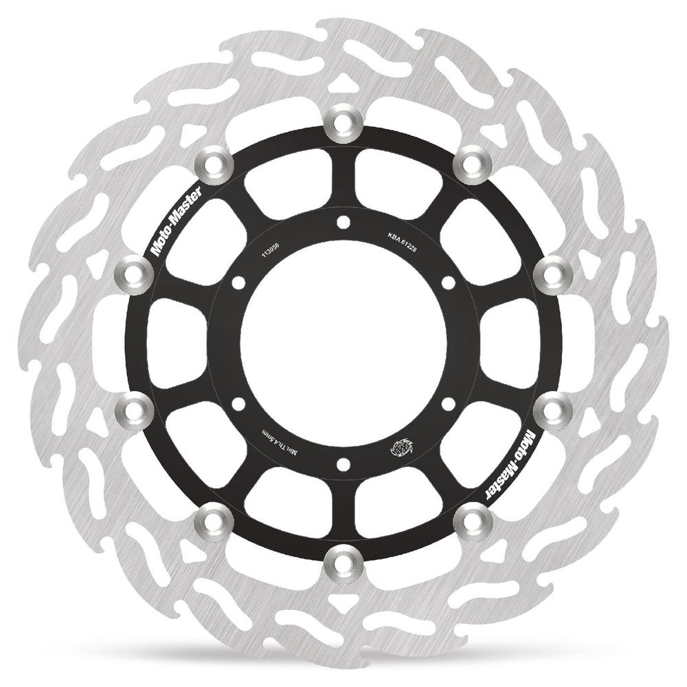 Brake Disc Road Flame - Floating - Front Right - Honda: Cbf600/n/s/abs, Cbf1000/f, Dn-01 - Grafite Offroad