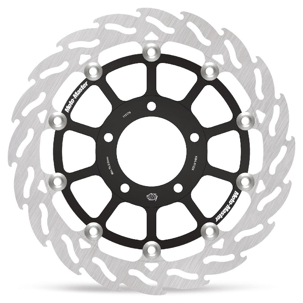 Brake Disc Road Flame Racing - Floating - Front Right - Triumph: Speed Triple, Tiger 1050, Tiger Sport - Grafite Offroad