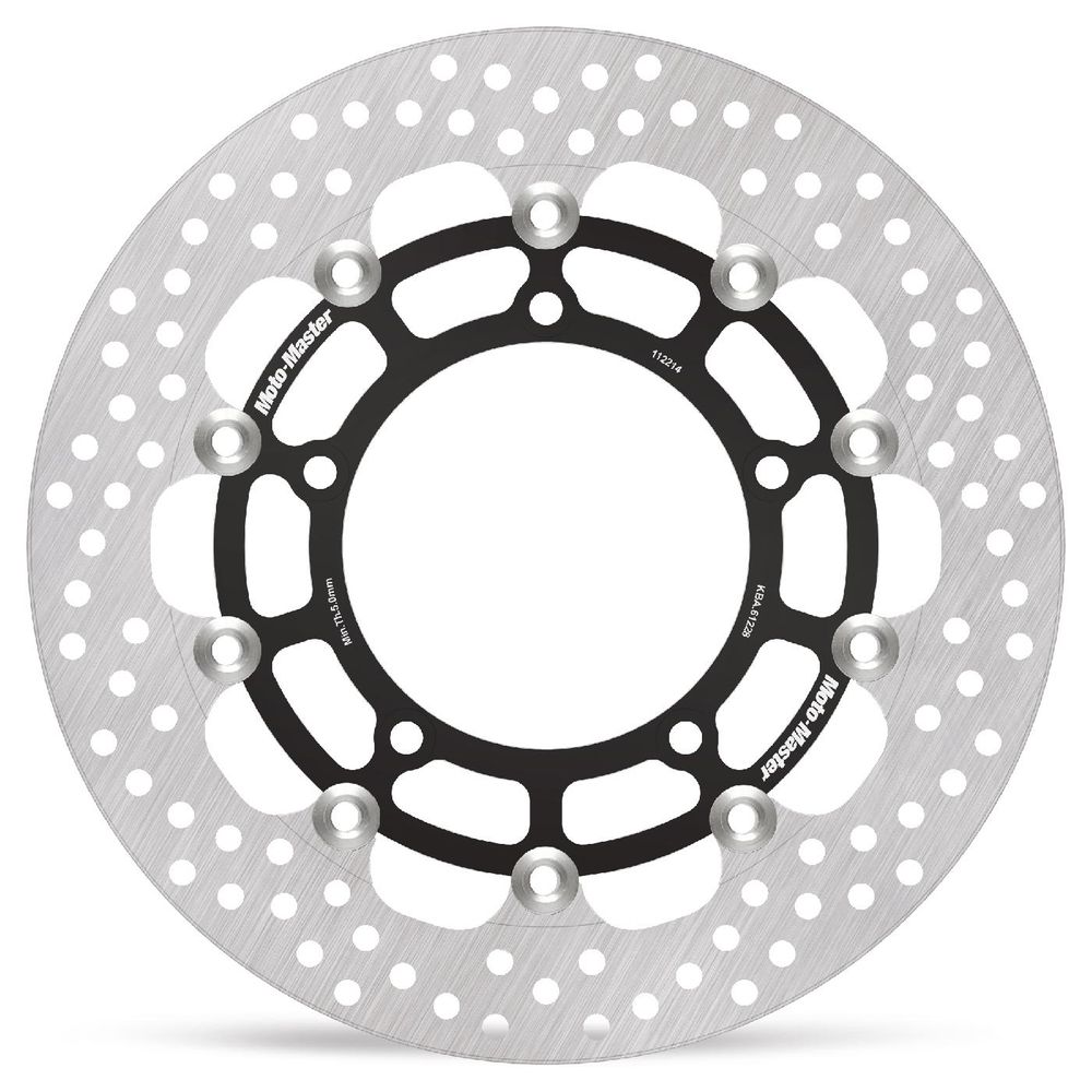 Brake Disc Road Halo Racing - Floating - Front - Suzuki: Dl650 Abs, Gsr650/750 Abs - Grafite Offroad
