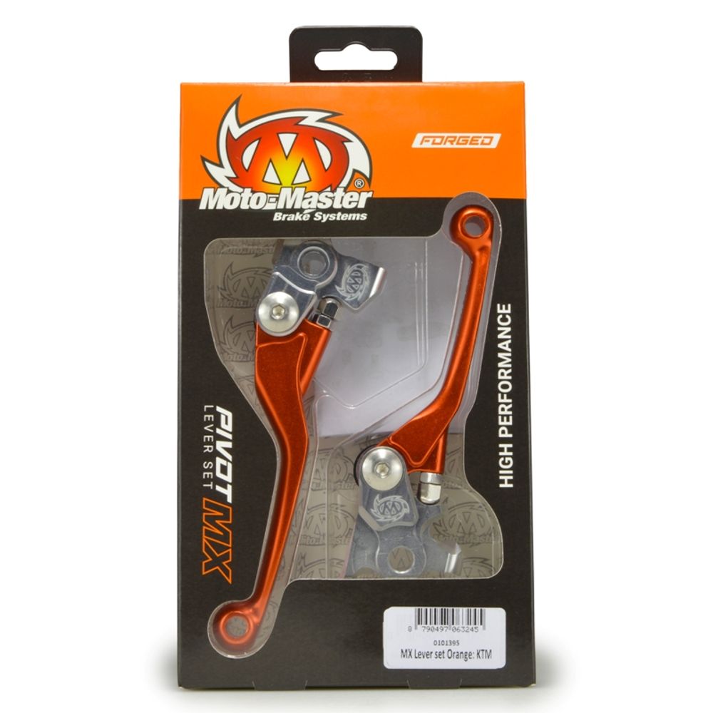 Mx Pivot Lever Set - Forged Orange: Ktm - Grafite Offroad