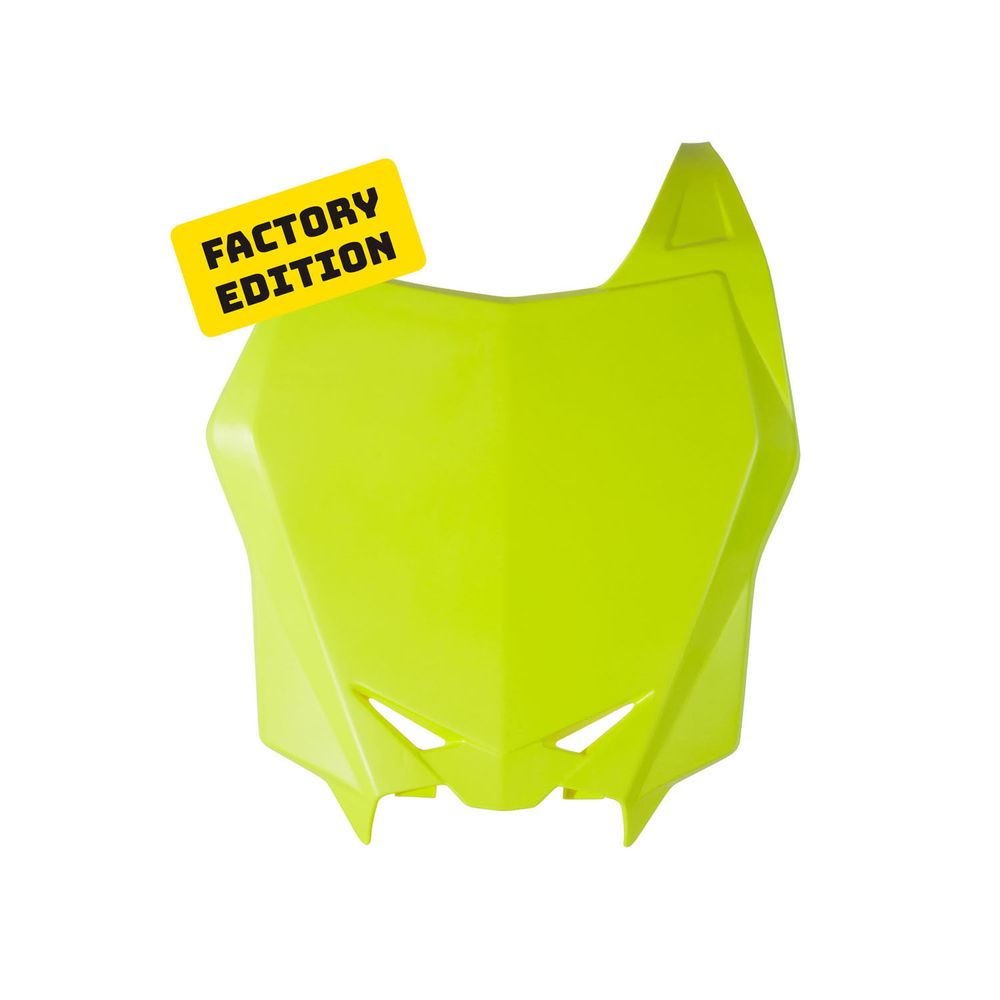 Front Number Plate Neon Yellow Replica Suzuki - Grafite Offroad