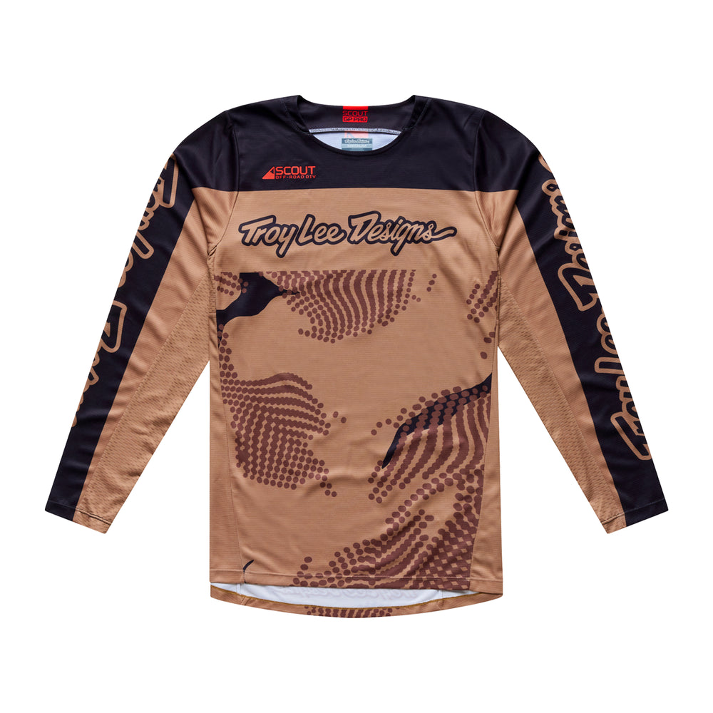 T-shirt Scout GP Pro - High Desert - Brown - XL Troy Lee Designs - Grafite Offroad