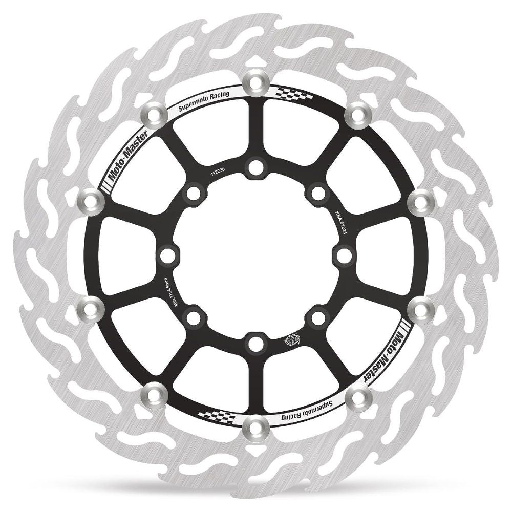 Brake Disc Supermoto Flame Racing - Front - Kawasaki: Kdx, Klx, Kx - Grafite Offroad