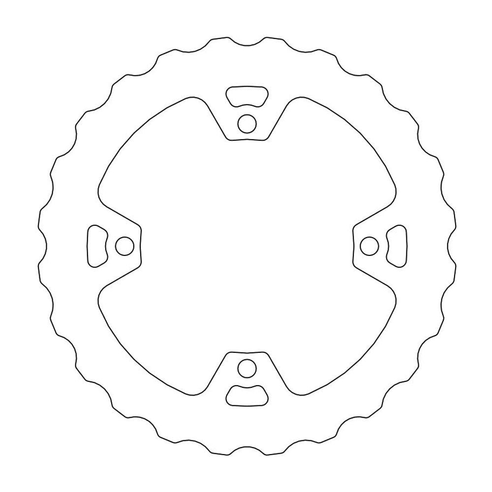 Brake Disc Off-road Nitro Mud - Rear - Suzuki - Grafite Offroad