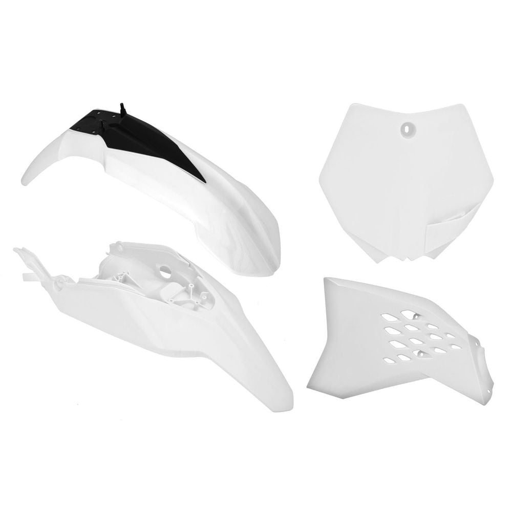 Plastics Kit 4 Pcs White Replica Ktm - Grafite Offroad