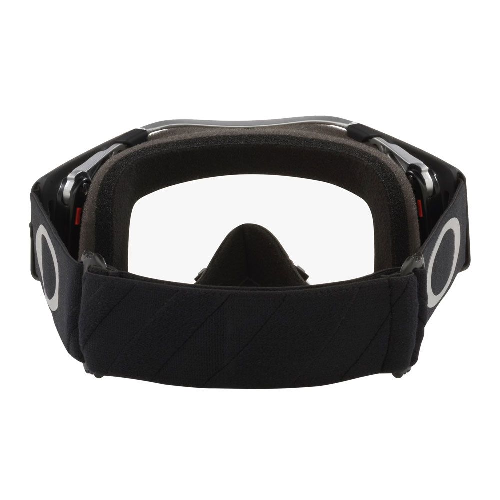 Maschera Airbrake MX, Fascia Tuff Blocks Nero , Lente Trasparente
