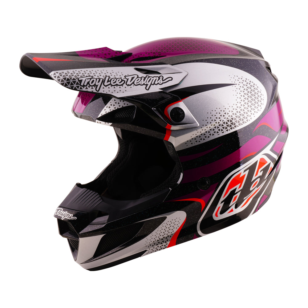 Helmet SE5 Polycarbonate - Aura - Purple / Black - L Troy Lee Designs - Grafite Offroad