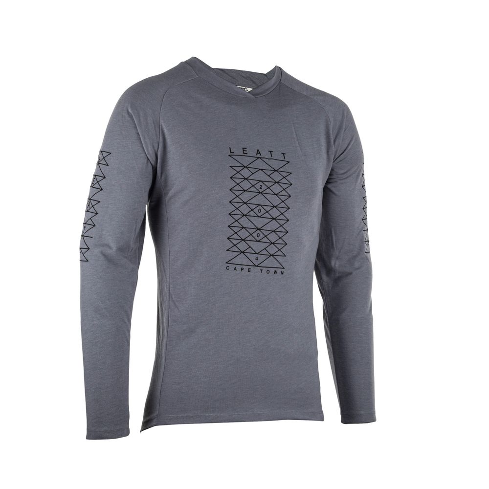 MTB Jersey Gravity 2.0 with long sleeve and comfortable - Grafite Offroad