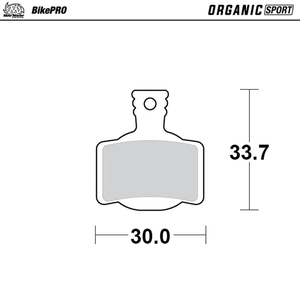 Brake Pads Bicycle Organic Sport: Magura Mt 2, 4, 6, 8, Sport, Trail - Grafite Offroad