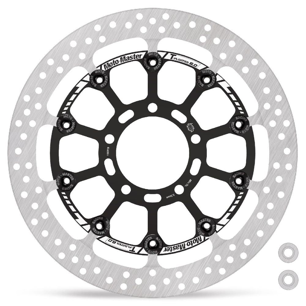 Brake Disc Road Prof. Halo (+ 2x Caliper Spacer Ring)- Floating - Front Oversize - Kawasaki (t-floater 320x6.0mm) - Grafite Offroad