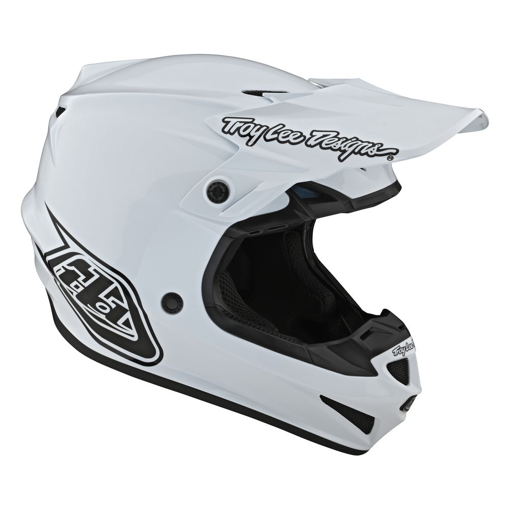 Motorcycle Helmet TLD SE4 POLYACRYLITE MONO in polycarbonate with EPS outer shell