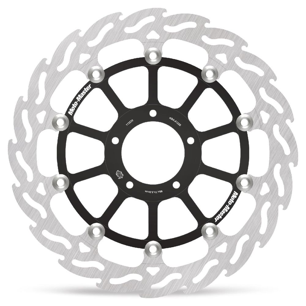 Brake Disc Road Flame Racing - Floating - Front Left - Ducati: Superbike - Grafite Offroad