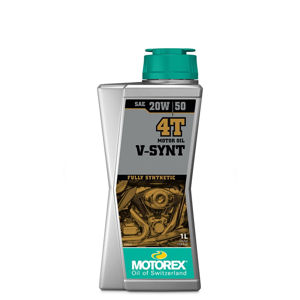 V-synt 4t 20w/50 Jaso Ma 2 Bottle 1 Ltr - Packaging 10 Pz - Grafite Offroad