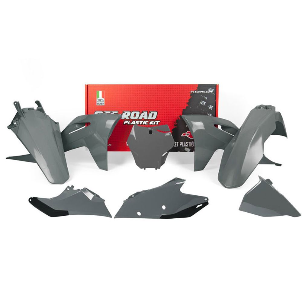 Plastic Kit 6 Pcs Gas Gas Mc/mc-f Quantum Grey - Grafite Offroad