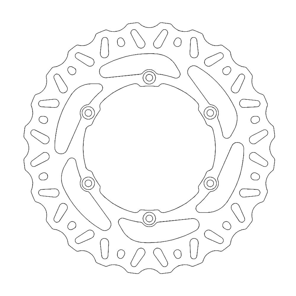 Brake Disc Off-road Nitro - Rear - Suzuki: Rm125/250 - Grafite Offroad