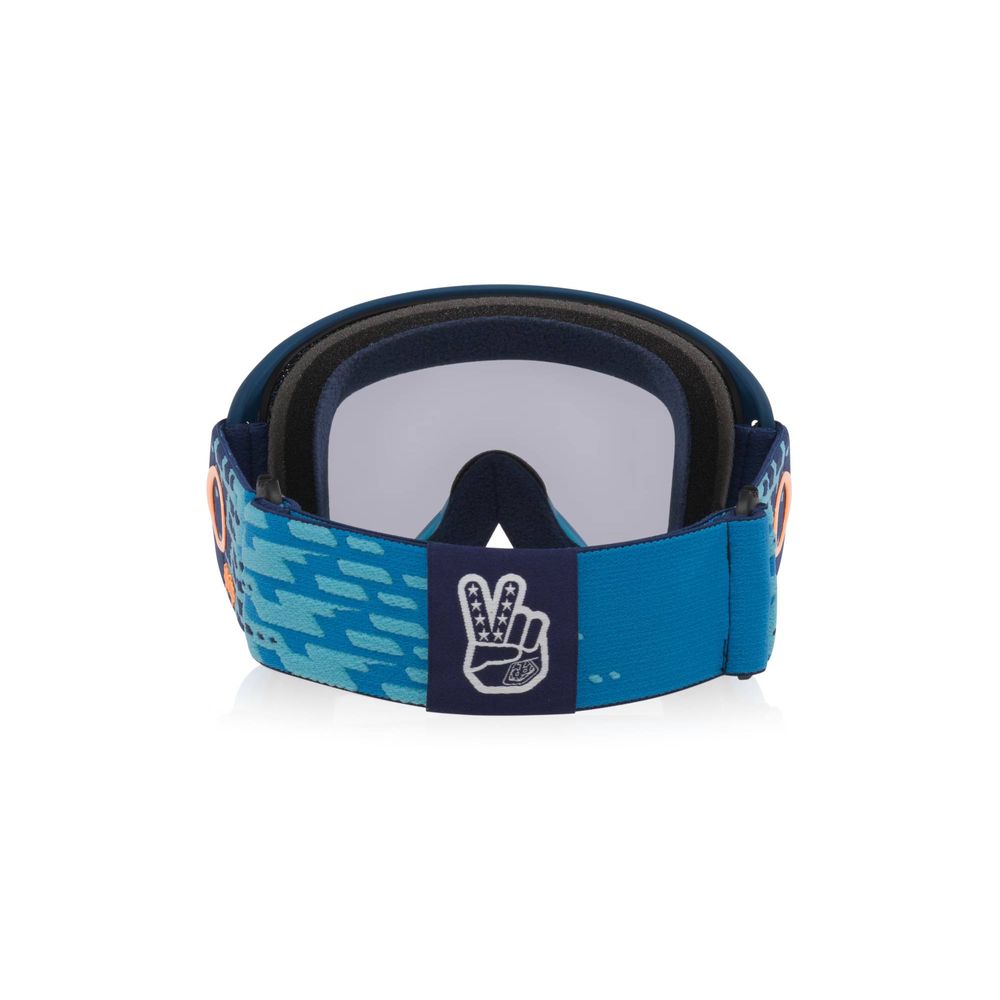 Maschera O FRAME 2.0 PRO MTB, TLD Blu, Grigio