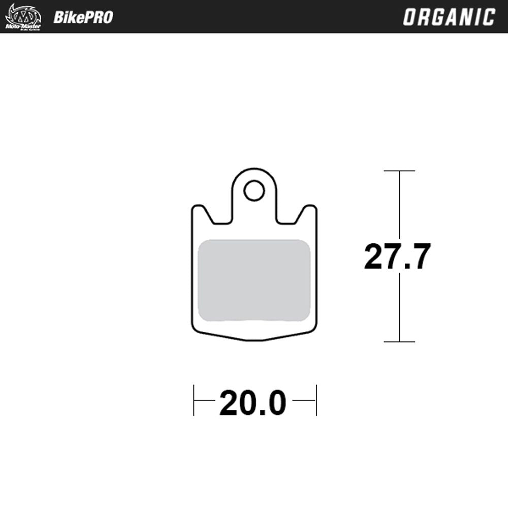 Brake Pad Bicycle Organic - Hope Dh4, M4 - Grafite Offroad