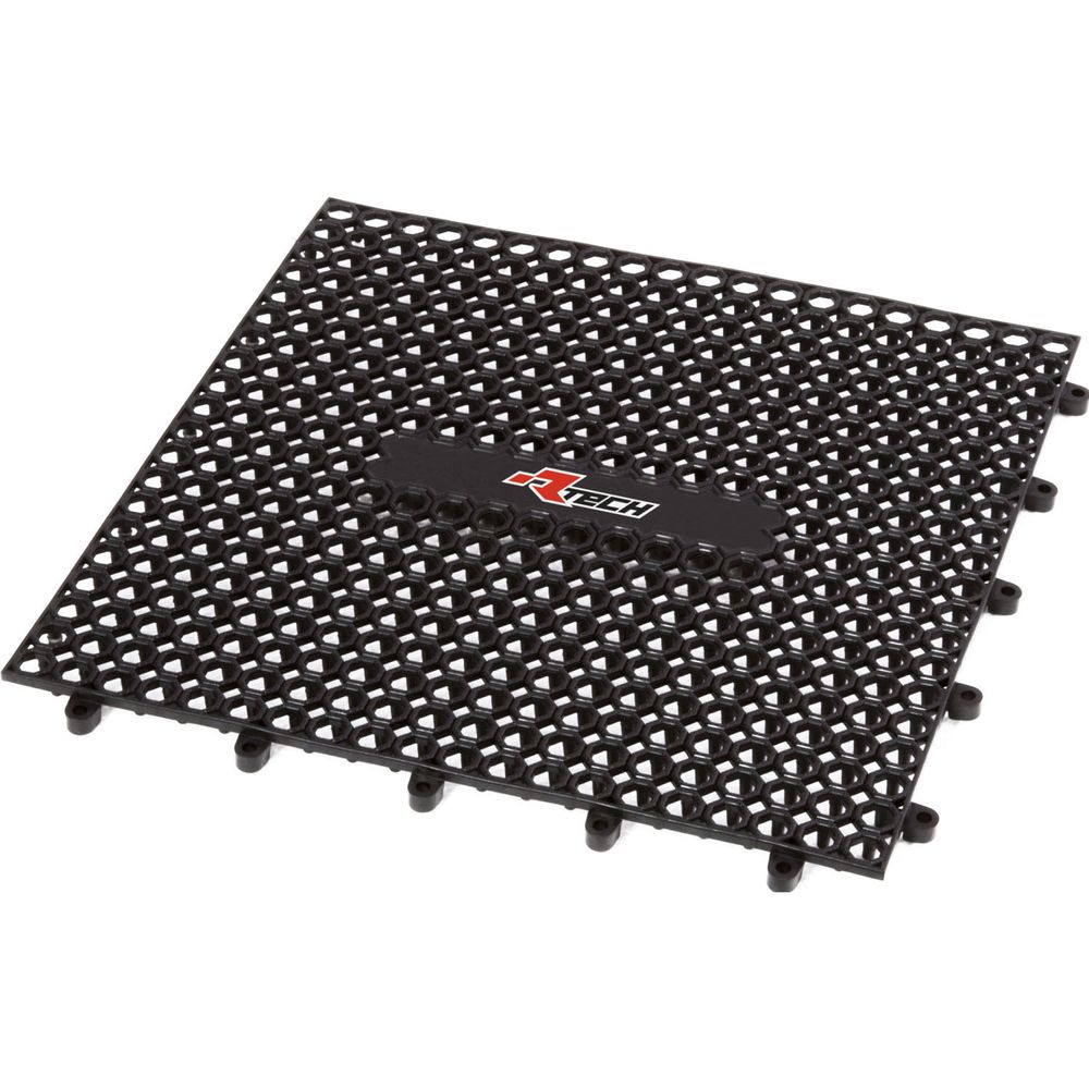 Rubber Modular Mat - 9 Pcs 1 Sq Mt Black Universal - Grafite Offroad