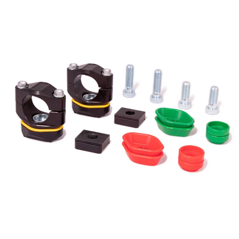 Mounting Kit M12 Flex Fix System Handlebar 36 Mm Renthal - Grafite Offroad