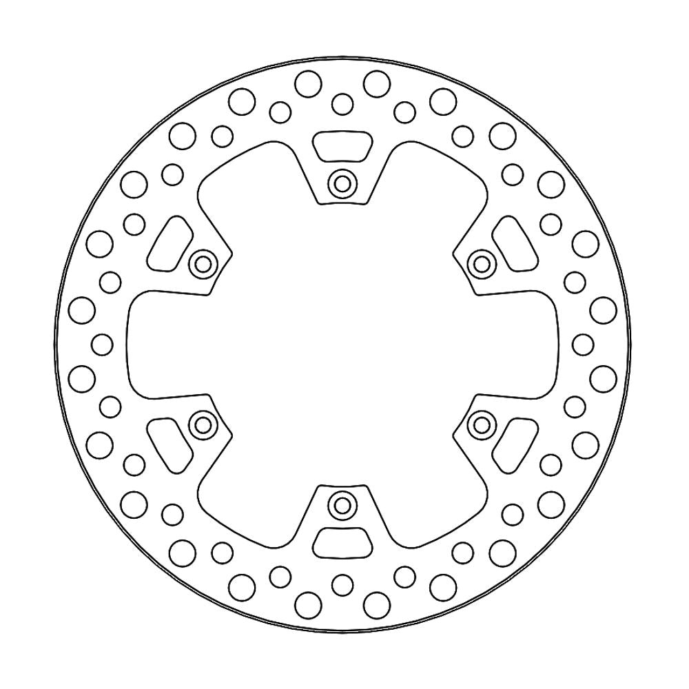 Brake Disc Off-road Vintage - Rear - Suzuki: Rm125/250 (2006-2010) - Grafite Offroad