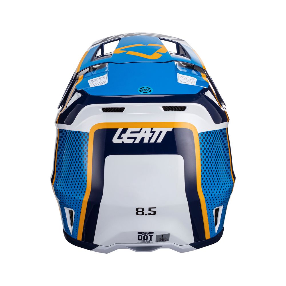 8.5 Moto Helmet with 360&deg; Turbine Technology and motorbike goggle included - Grafite Offroad