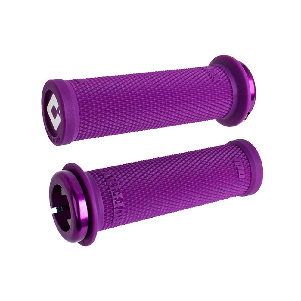 Manopole Bmx Lock-On Ruffian Mini V2.1 | Profilo 29.5Mm | 110Mm | Viola