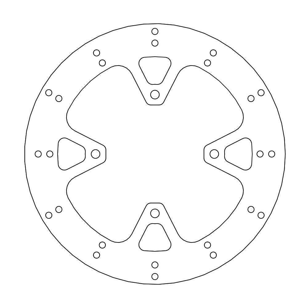 Brake Disc Atv Halo - Front - Arctic Cat - Grafite Offroad