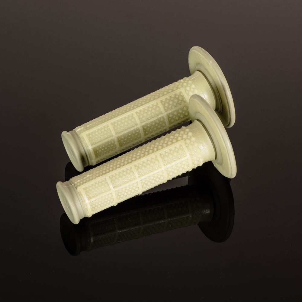 Dual Tapered Mx Grips | Half Waffle | Aramid Compound (kevlar) - Grafite Offroad