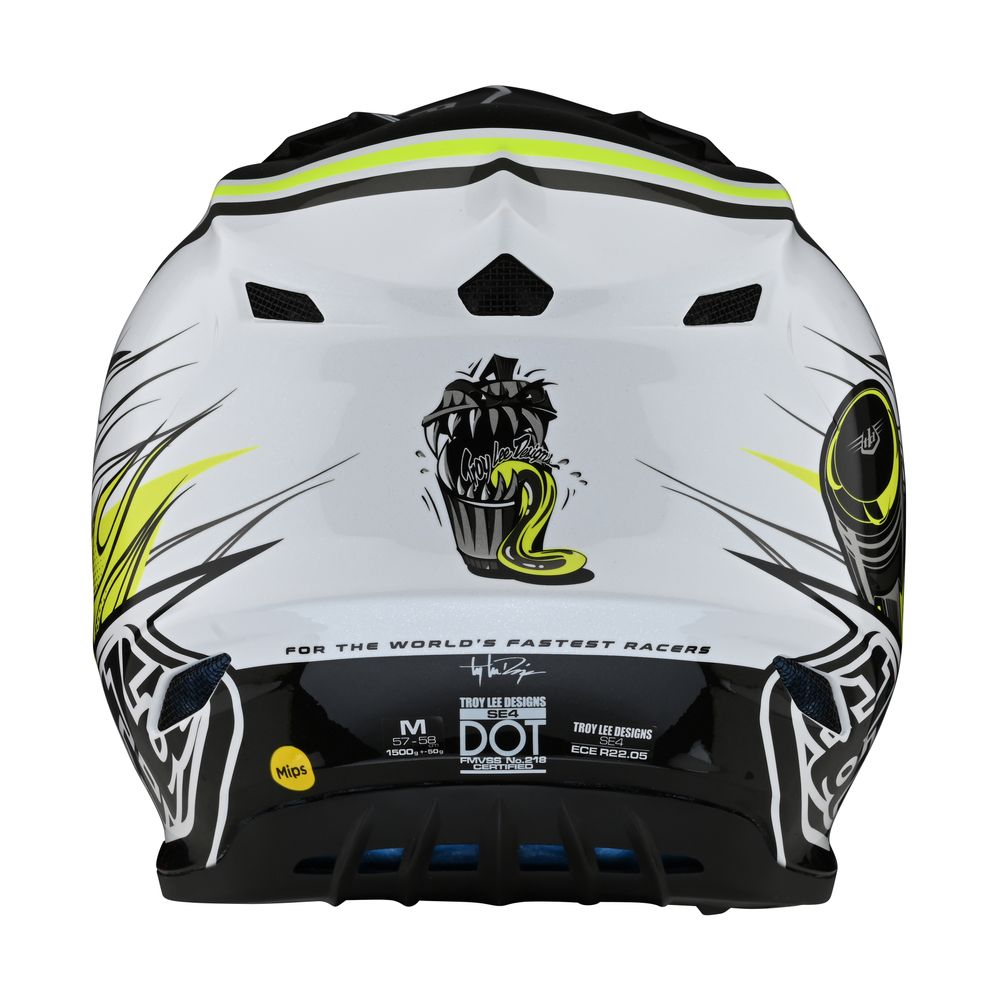 Motorcycle Helmet TLD SE4 POLYACRYLITE SKOOLY in polycarbonate with EPS outer shell