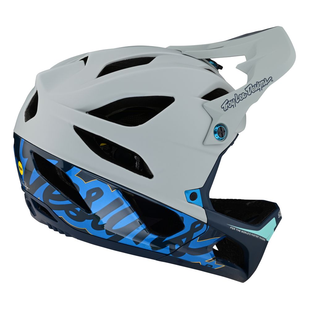 Bike Helmet TLD Stage Signature in polyacrylate for maximum protection in case of impact - Grafite Offroad