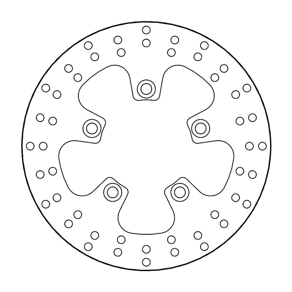Brake Disc Road Halo - Rear - Suzuki: Gs Bandit, Gsx, Rf, Sv - Grafite Offroad