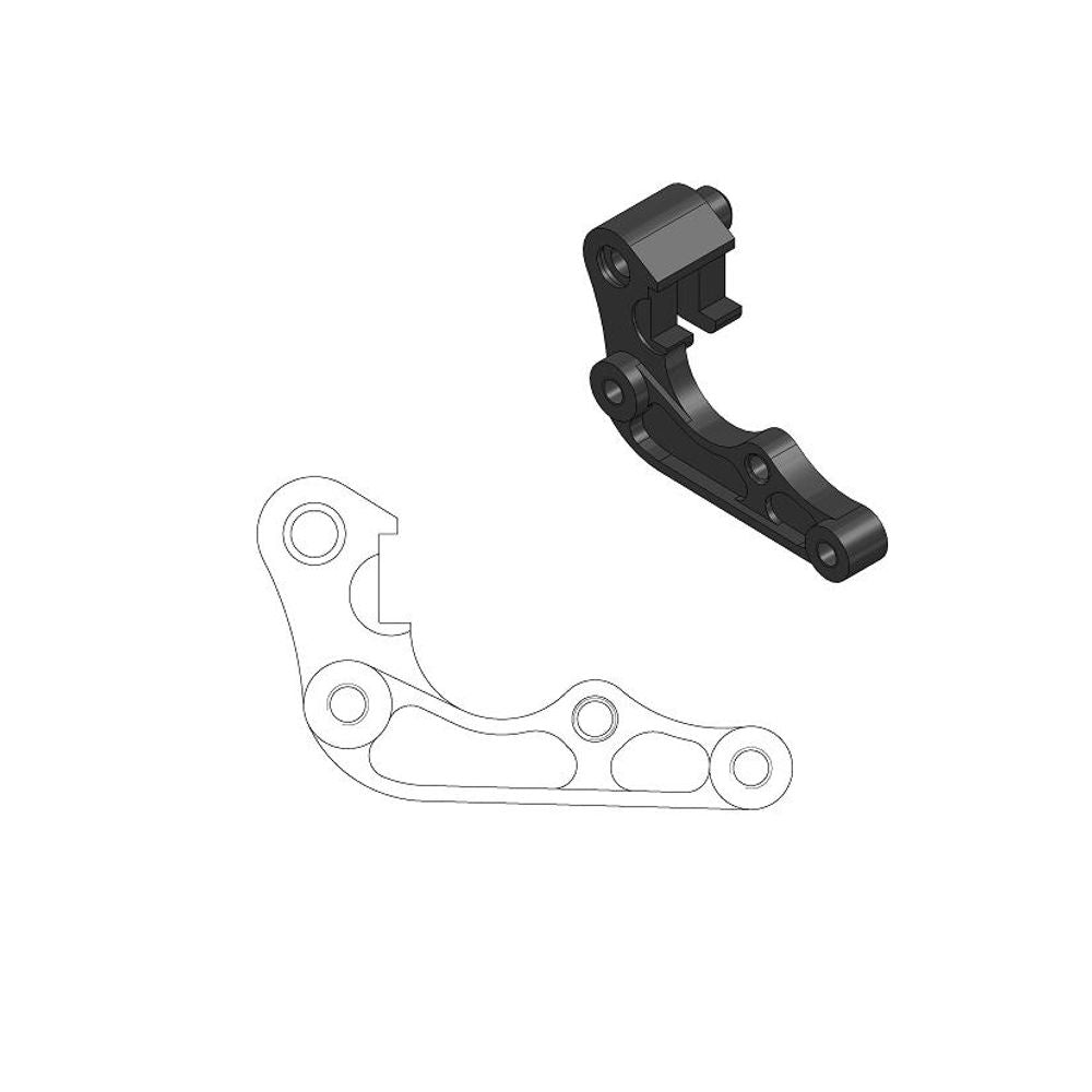 Off-road Brake Caliper Adapter 270mm Rotor - Honda: Crf250/450 2015-> - Grafite Offroad