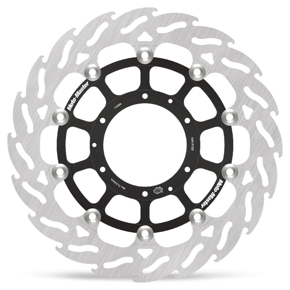 Brake Disc Road Flame Racing - Floating - Front Left - Honda: Cbr 600-1000 Rr - Grafite Offroad