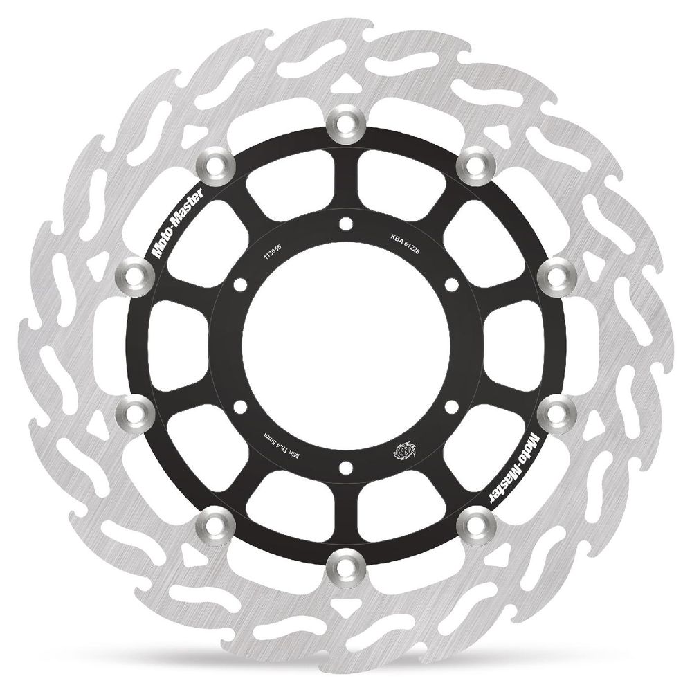 Brake Disc Road Flame - Floating - Front Left - Honda: Cbf600/n/s/abs, Cbf1000/f, Dn-01 - Grafite Offroad