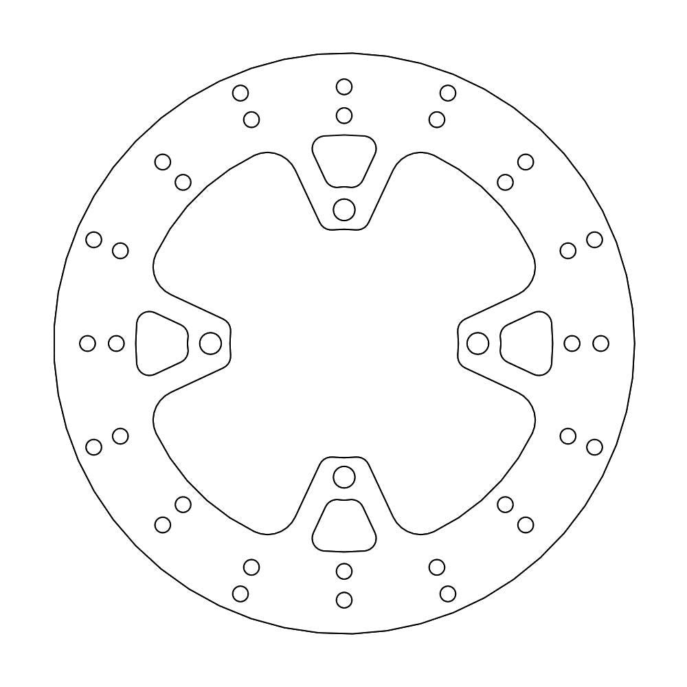 Brake Disc Atv Halo - Front - Polaris - Grafite Offroad