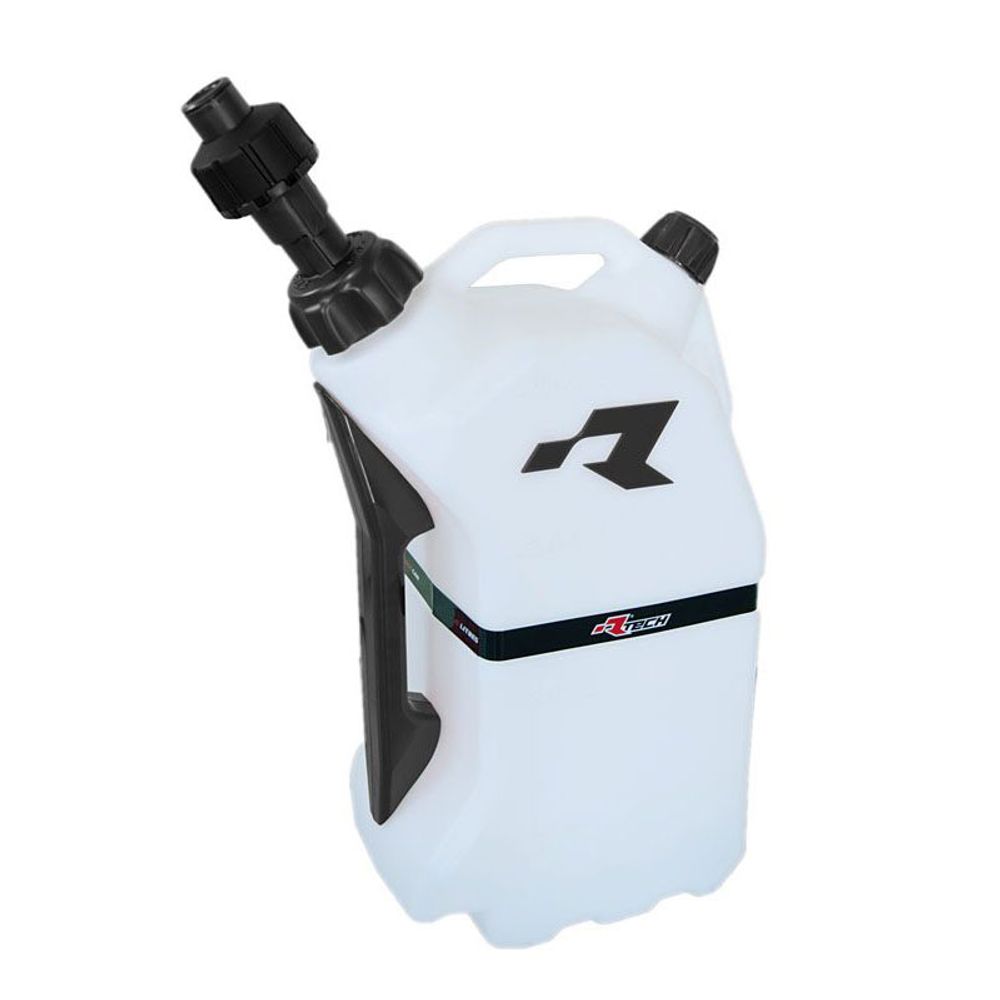 Rtech Gas Can Lt 15 with Quick Fill System Clear/black - Grafite Offroad
