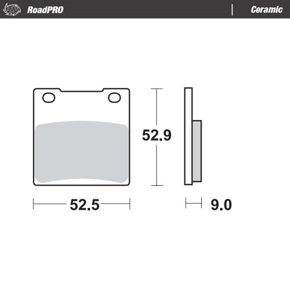 Brake Pads Roadpro Ceramic - Front and Rear - Grafite Offroad