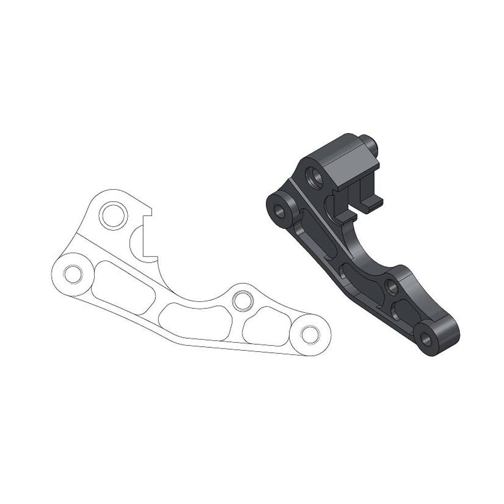 Off-road Brake Caliper Adapter 270mm Rotor - Kawasaki, Suzuki - Grafite Offroad