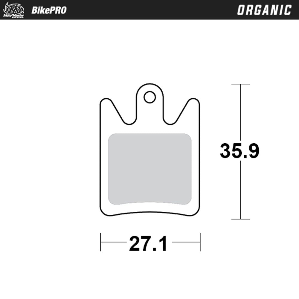 Brake Pad Bicycle Organic - Hope Moto V2 - Grafite Offroad