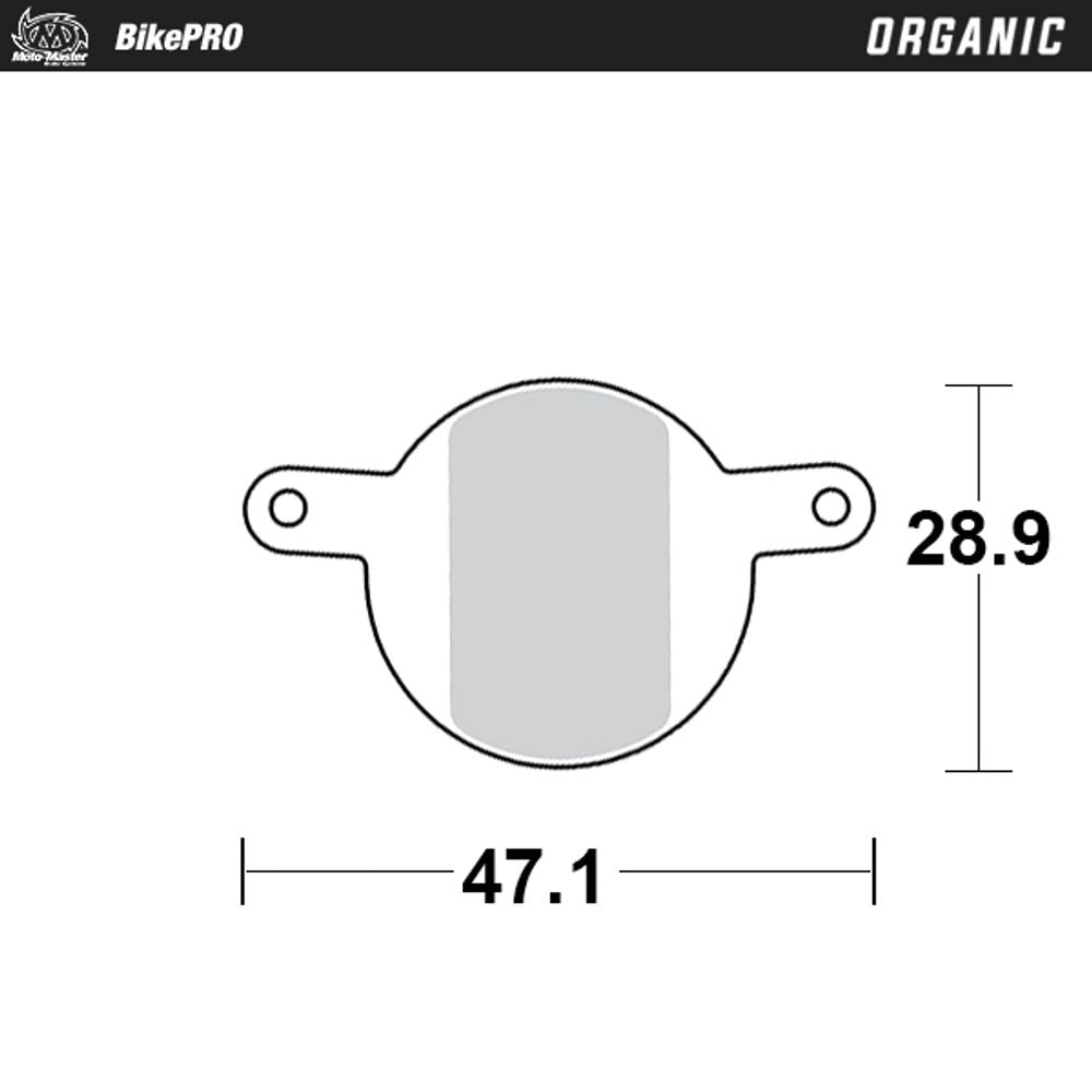 Brake Pad Bicycle Organic - Magura Julie (01 -08) - Grafite Offroad