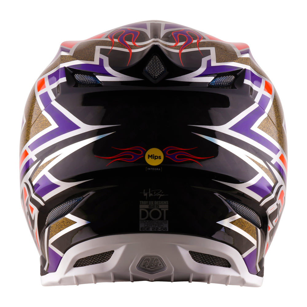 Helmet SE5 Carbon - Flush - Purple - S Troy Lee Designs - Grafite Offroad
