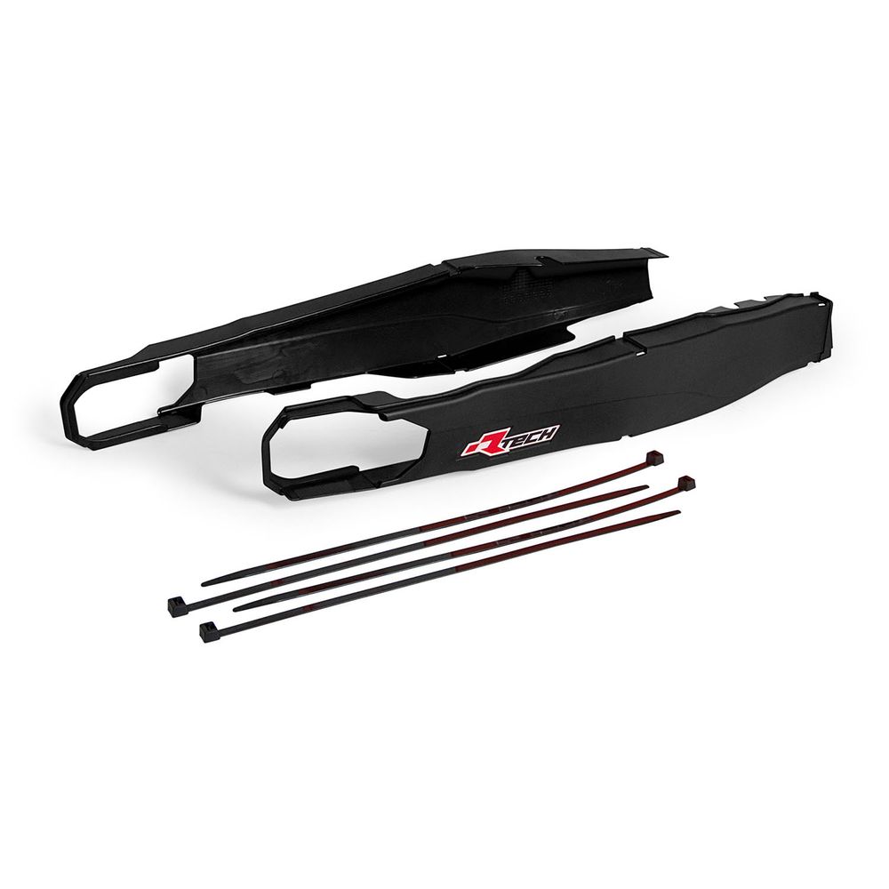 Plastic Swingarm Protectors Black Replica Ktm - Grafite Offroad