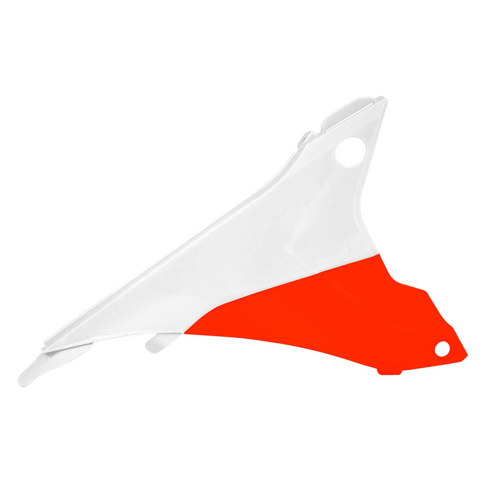 Air Box Side Panel Dx Neon Orange-white Replica Ktm - Grafite Offroad