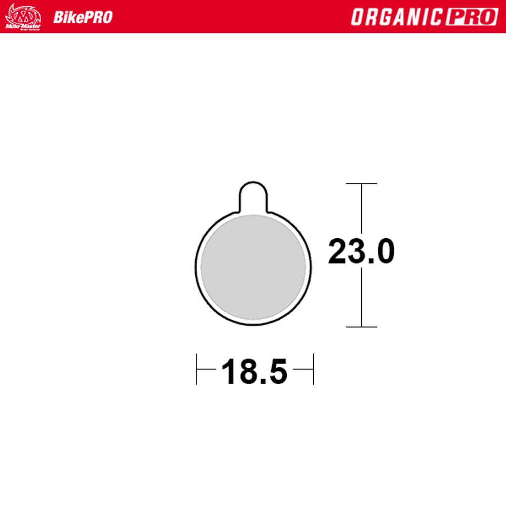 Brake Pads Bicycle Organic Pro: Zoom Db - Grafite Offroad