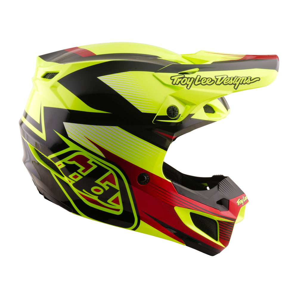 Helmet SE5 Polycarbonate - Ripper - Yellow fluo - S Troy Lee Designs - Grafite Offroad