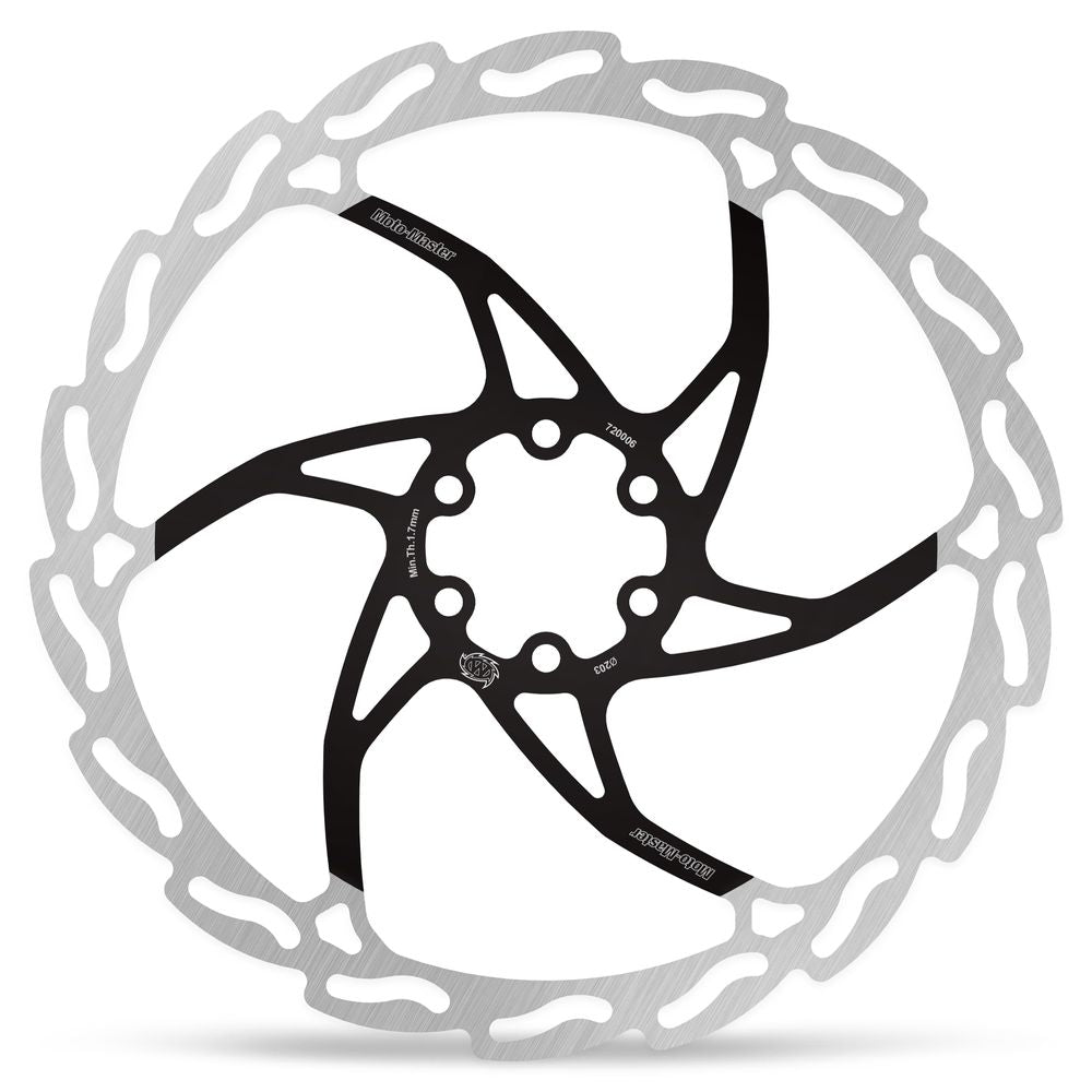 Bicycle Brake Disc Flame - 203x2,0x16,5mm (black Lacquered Center) - Grafite Offroad